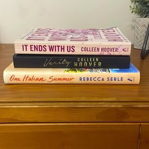 3 Novels by Colleen Hoover & Rebecca Serle - all in great condition